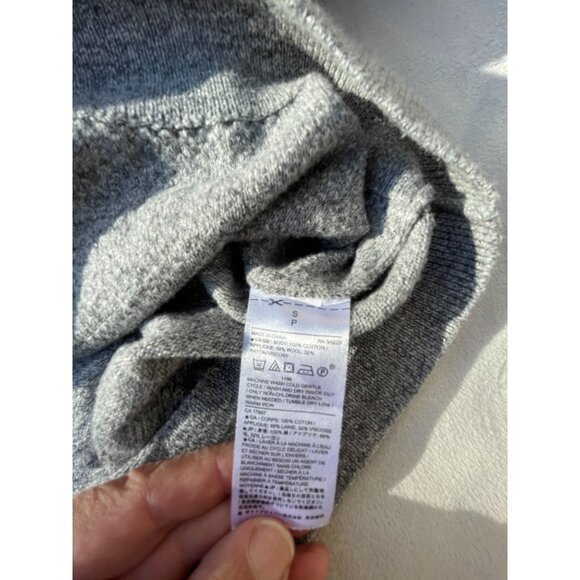 Banana Republic Mens Gray Long Sleeve Sweater Size Small Heritage Classic - Picture 7 of 8